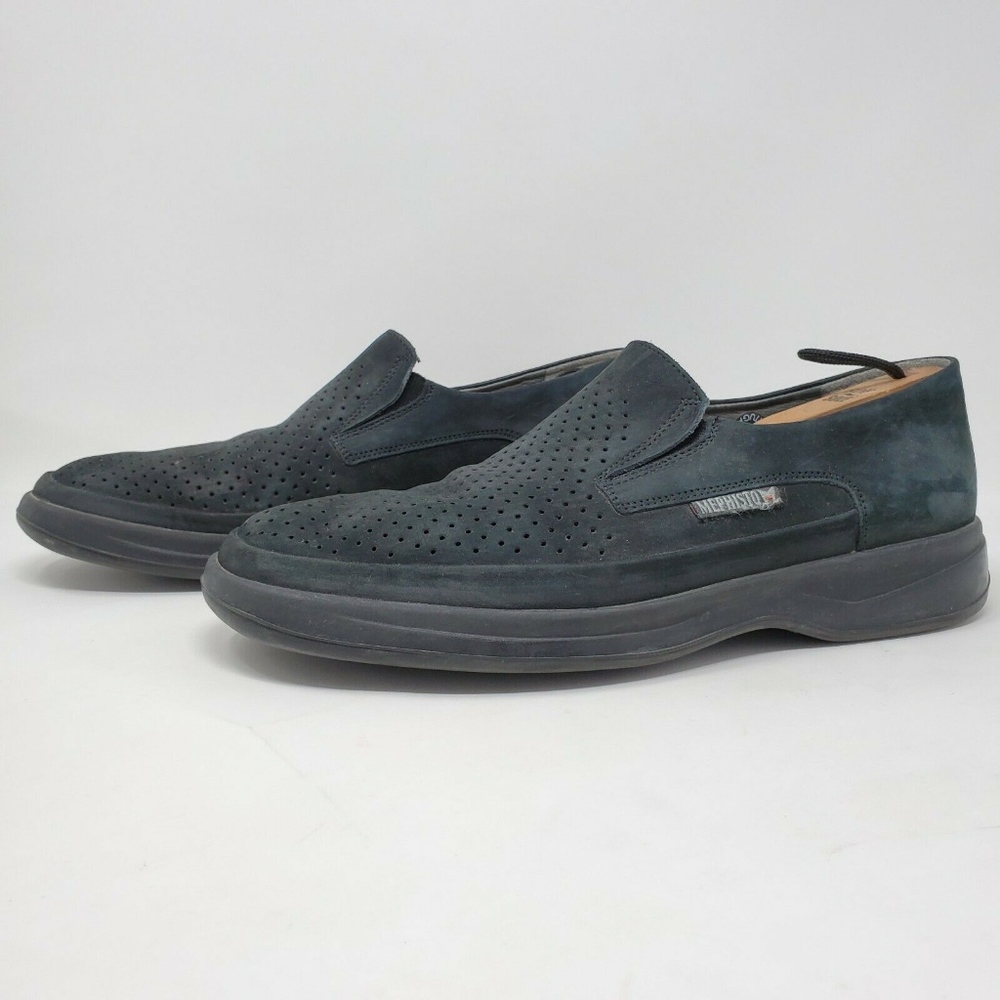 Mephisto Mens Air Jet Leather Loafers Slip On - Picture 2 of 8